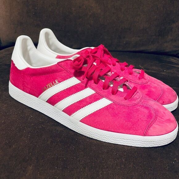 adidas Other - adidas Gazelle Collage Burgundy Suede White Worn Once B41645 2021 11 US 10.5 UK